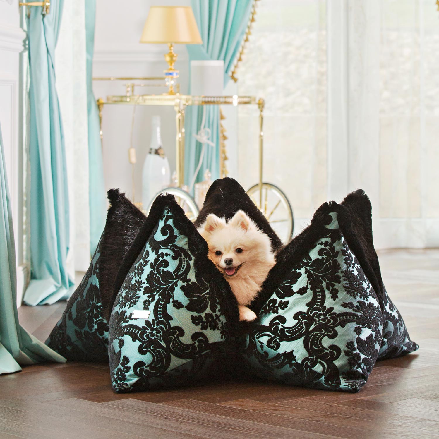 FLOT Ärmelloses Hundetop – Koreanisches Design, Weiche Baumwolle, Größe M